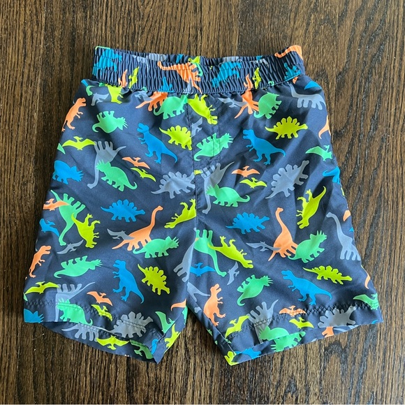 Wonder Nation Dinosaur Swim Trunks 🦕 - Picture 2 of 4